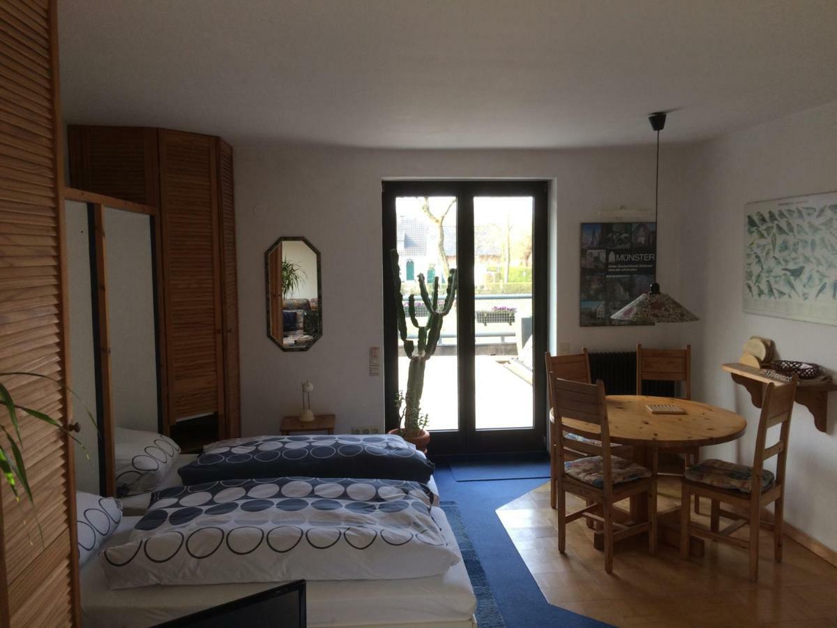 Idyllische Stadtrandwohnung Мюнстер Экстерьер фото